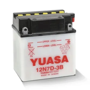 an image of Yuasa's 12N7D-3B battery