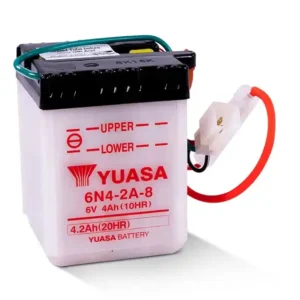 an image of Yuasa's 6N4-2A-8 battery