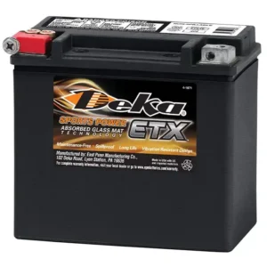 an image of Deka's ETX16 battery
