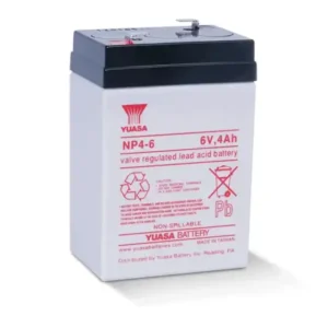 an image of Yuasa's NP4-6 battery