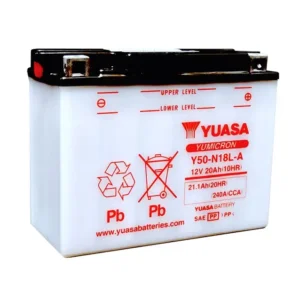 an image of Yuasa's Y50-N18L-A battery