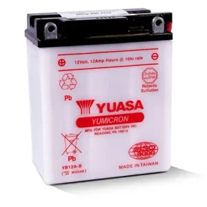 an image of Yuasa's YB12A-B battery