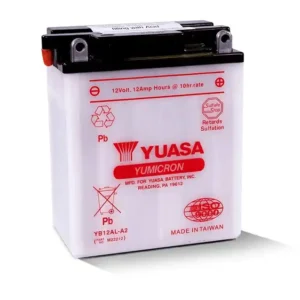 an image of Yuasa's YB12AL-A2 battery