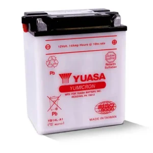 an image of Yuasa's YB14L-A1 battery