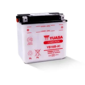 an image of Yuasa's YB16B-A1 battery