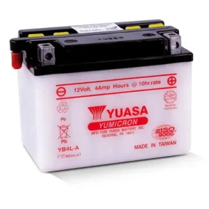 an image of Yuasa's YB4L-A battery