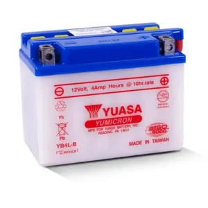 an image of Yuasa's YB4L-B battery