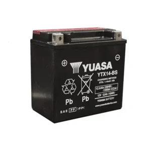 an image of Yuasa's YTX14-BS battery