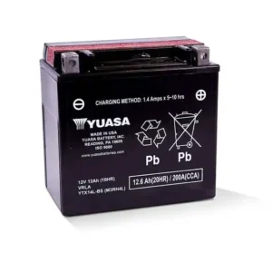 an image of Yuasa's YTX14L-BS