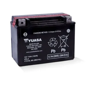 an image of Yuasa's YTX15L-BS battery