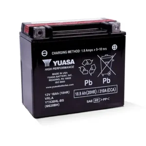 an image of Yuasa's YTX20HL-BS battery