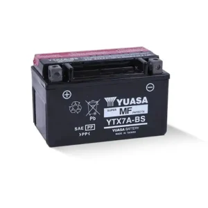 an image of Yuasa's YTX7A-BS battery