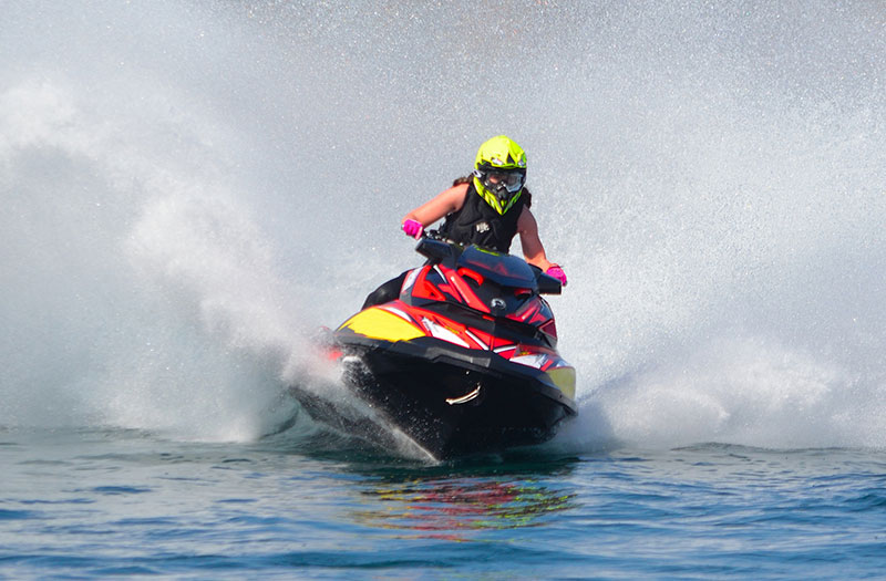 an image of a jetski rider making a turn