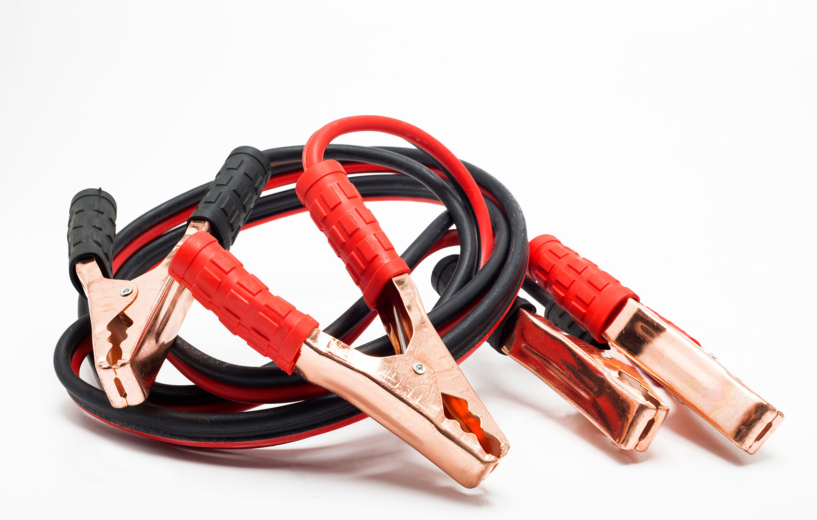 an image of a jumper cable curled up